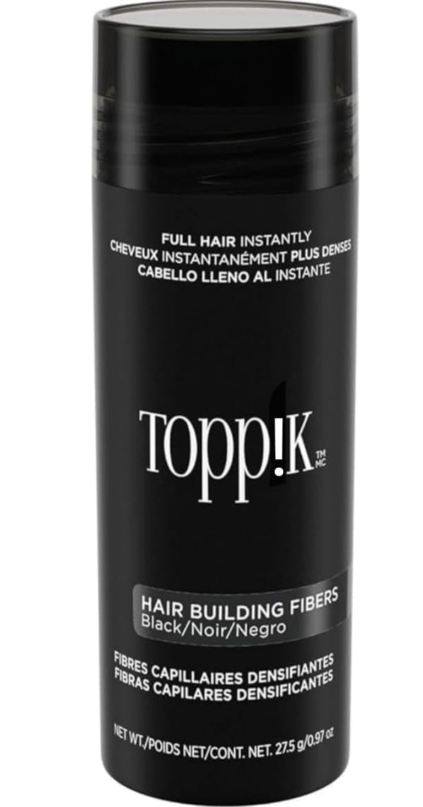 Miss Lirenn® Hair Building Fibers, Black, 27.5g, Instant Hair Thickening Solution, Fill In Fine or Thinning Hair Instantly Thicker, Fuller Looking Hair-image-43