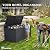 YITAHOME 134 Gallon Large Deck Box, Waterproof Resin Outdoor Storage Box with Lock, Doubles as 2-Person Bench Seating for Patio Furniture Cushions,Garden Tools & Pool Accessories, Dark Gray