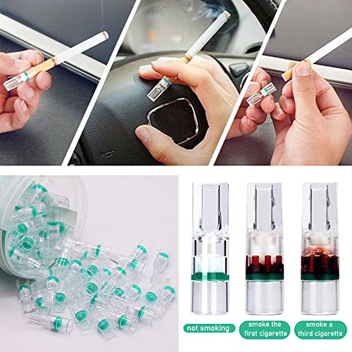 100 Pcs Filtre à Cigarette Jetable Porte-Filtre à cigarette avec Convertisseur de Cigarette Fin Embout Anti Goudron Anti nicotine - Image 4