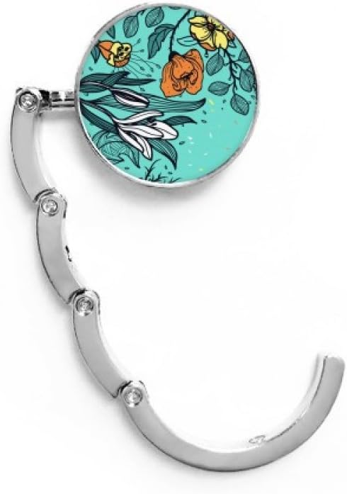 DIYthinker Modern Art Lily Camellia Drawing Table Hook Decorative Clasp Extension Foldable Hanger