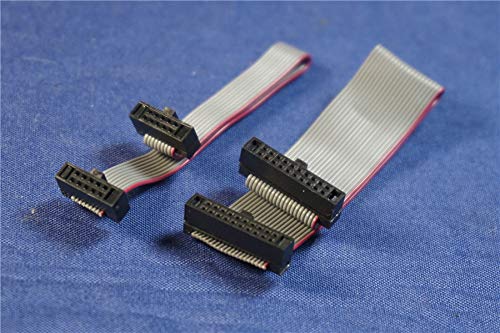 Gimax 20pcs 1.27 mm IDC Socket Extension Flat Ribbon Cable 6 8 10 12 14 16 18 20 24 30 34 40 44 50 60 68 80 Pin 20 CM ISP JTAG DAP AVR - (Color: 6 Pin to 6 Pin)