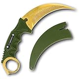 FadeCase Karambit Elite - Lore - Real CSGO Knife Skin Counter Strike Global Offensive Full Tang Fixed Blade Unique Serial Number