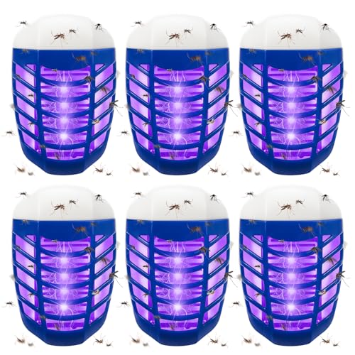 Image of 6 Pack Plug in Bug Zapper, Indoor Bug Zapper Plug in for Flying Insect Fully Automatic Mosquito Trap with Led Light for Patio, Bedroom, Kitchen, Office Mosquito Repellent112