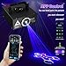 DJ Laser Light with App Control, 3D Animation Laser Projector for Party, Supports Custom Drawings, Text Playback, Personalized Programming, Sound Activated Laser Machine for Stage, Disco, KTV, Bar