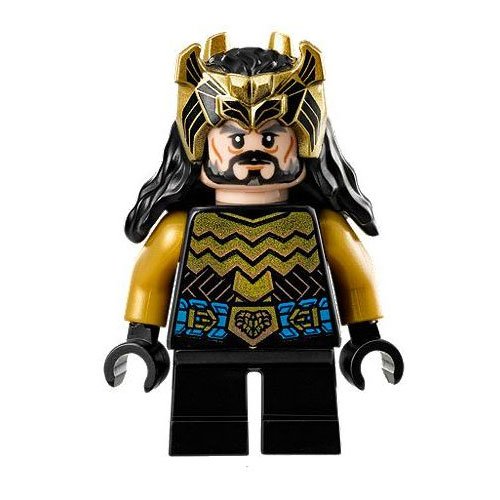 LEGO Minifigure - The Hobbit - Thorin Oakenshield with Gold Armor & Crown
