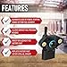 Fuel Rail Injection Pressure Sensor - Replaces CM5229, 0261230093, 3F2Z9G756AC - Compatible with Ford, Lincoln & Mercury Vehicles - Crown Victoria, F250 Super Duty, Focus, Explorer, Mustang, E-150