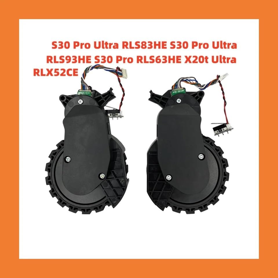Compatible Con Dreame, S30ProUltra RLS83HE S30ProUltra Ruedas | RLS93HE S30Pro RLS63HE X20t Ultra RLX52CE Recambio Aspirador(RL)