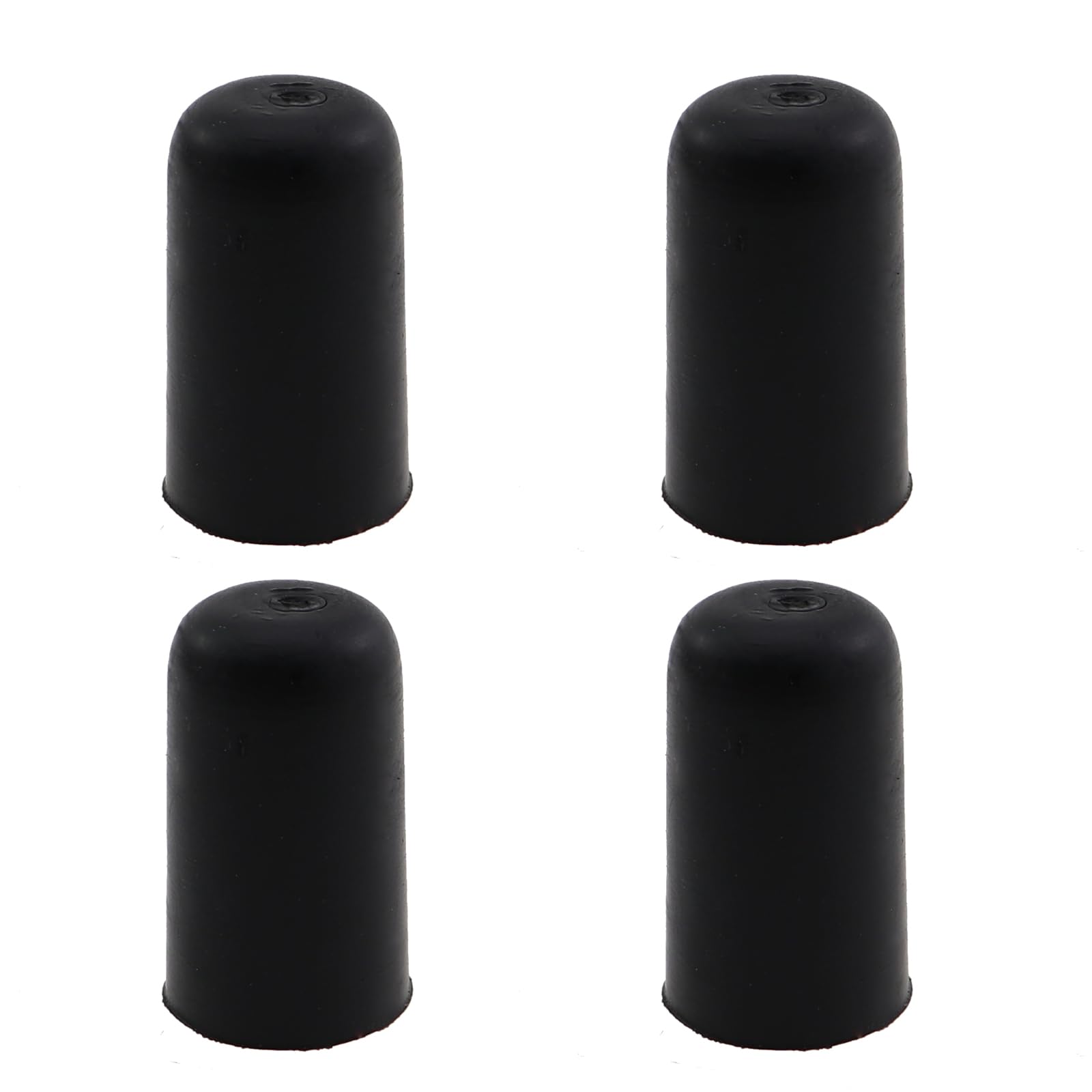 Caishun 4PCS Black Tip Protector Cello End Plate Rubber Plug Violin Accessories Cello Pin Holder Cello Rock Stop