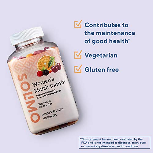 Amazon Brand - Solimo Women's Multivitamin, 300 Gummies (150 Servings) #TOP3
