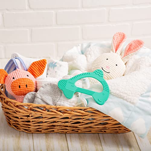 Baby's Aid Advanced Dolphin Teething Toy - Soothes Gums & Effective Teething Relief For Babies - Easy To Hold, Bpa Free, Multi-Textured Silicone - Baby Teether Toys For Boys & Girls 3-24 Months #TOP6