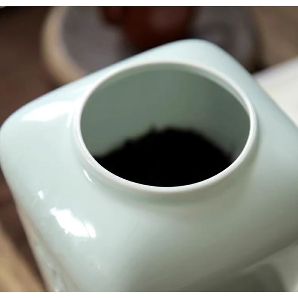 ULTRAWAVE Herbata Puszki Ceramiczne puszki na herbatę, duże uszczelnione puszki na herbatę, puszki na herbatę domową, puszki do przechowywania żywności do gotowania słoik do przechowywania herbaty