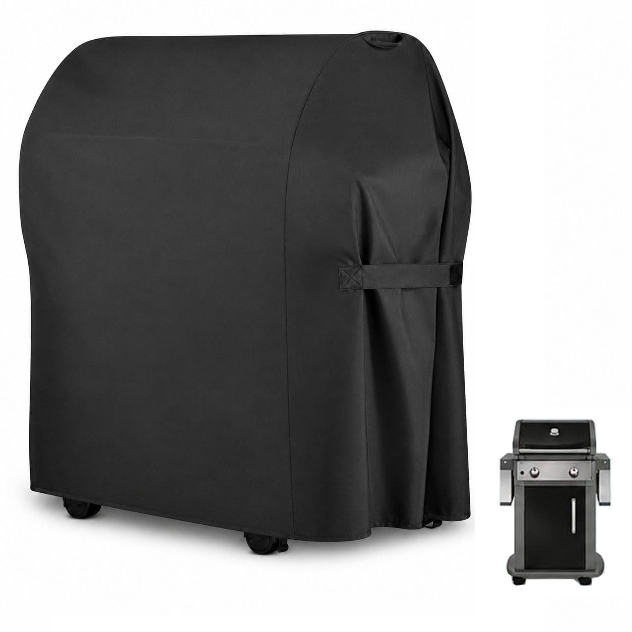Funda Barbacoa para Enders Hyde 6 SIKR Turbo II 2025 2026+ | Cubierta Protectora Parrilla Gas | 210D Impermeable Antiviento Exterior | con 2 Asas Cordón Ajustable Cierre Autoadherente
