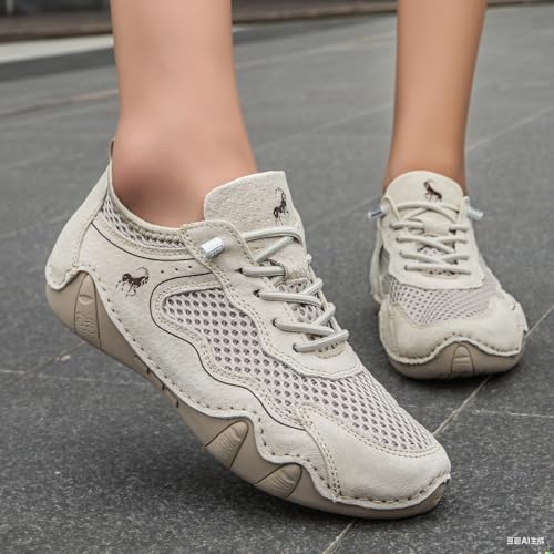 Skywalk Summer Ultra-Breathable Outdoor Mesh Walking Shoes for Hiking, Gym & Daily Wear Non-Slip Lightweight Casual Sneakers3