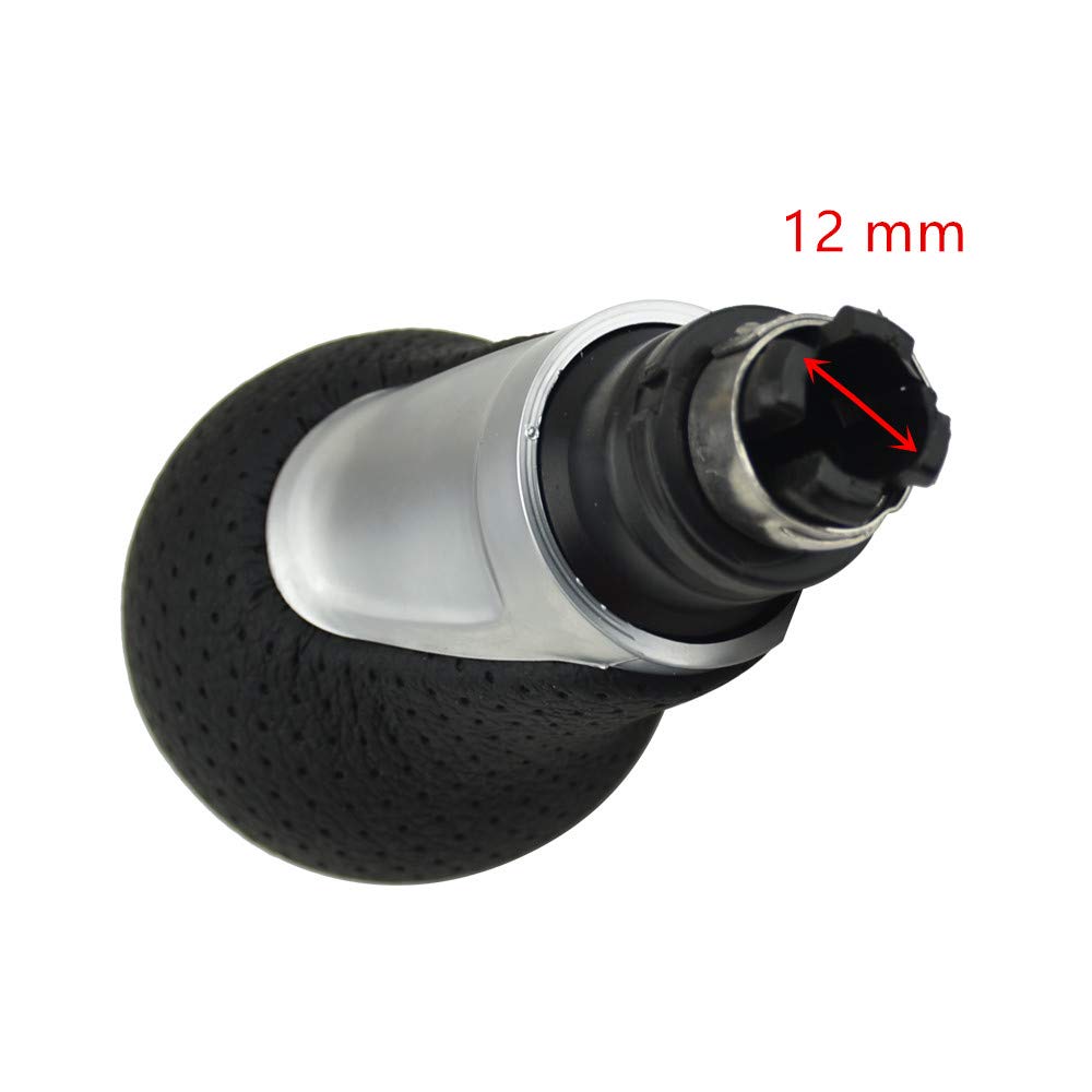 Pomos de palanca de cambios para Au-di A4 B8 S4 8K A5 8T Q5 8R Seat Leon MK1 Ibiza 6J Golf MK4 MK5 Passat B5 B6 Octavia, MT 5 Velocidades Negro