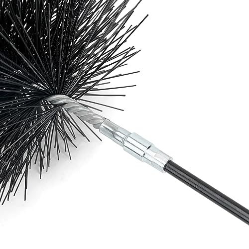 Stanbroil 18-Foot Fiberglass Chimney Rod Kit, 1/4" NPT Fittings, Used with Brush to Clean Debris from Chimney - Image 5