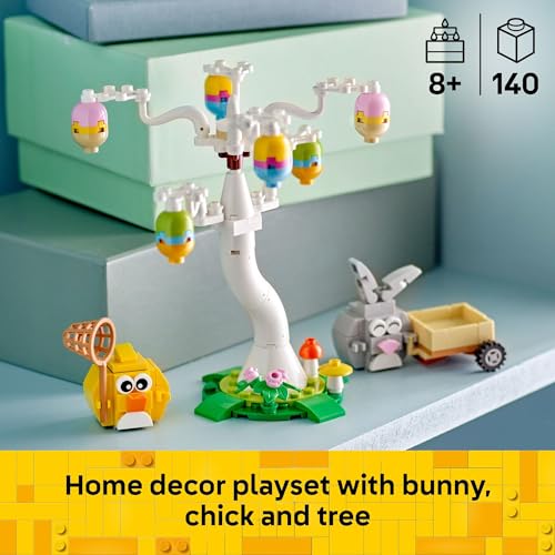 LEGO Easter Bunny and Chick Egg Hunt Building Toy for Girls & Boys - Springtime Pretend Playset for Kids, Ages 8+ - Basket Stuffer or Gift Idea for Easter, Birthdays, & Special Occasions - 40808 - Image 2
