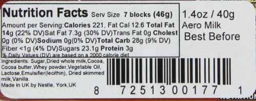 Nestle Aero Milk Chocolate Bars #TOP15