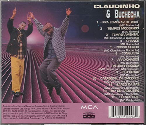 Claudinho & Buchecha - Cd Claudinho & Buchecha - 1996