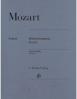 Mozart: Piano Sonatas - Volume I | Urtext Edition Without Fingering for Piano Solo | Henle Sheet Music Classical Repertoire for Pianists | Multilingual Songbook for Study and Performance
