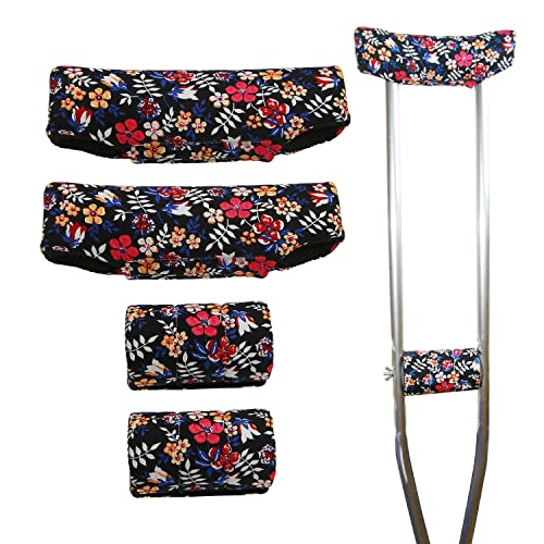 Crutch Pads Underarm Pads Padded Handle Sleeves Forearms For Grips Walking Arms Underarm Crutch Sleeves(2 Pairs,Br01) #TOP22