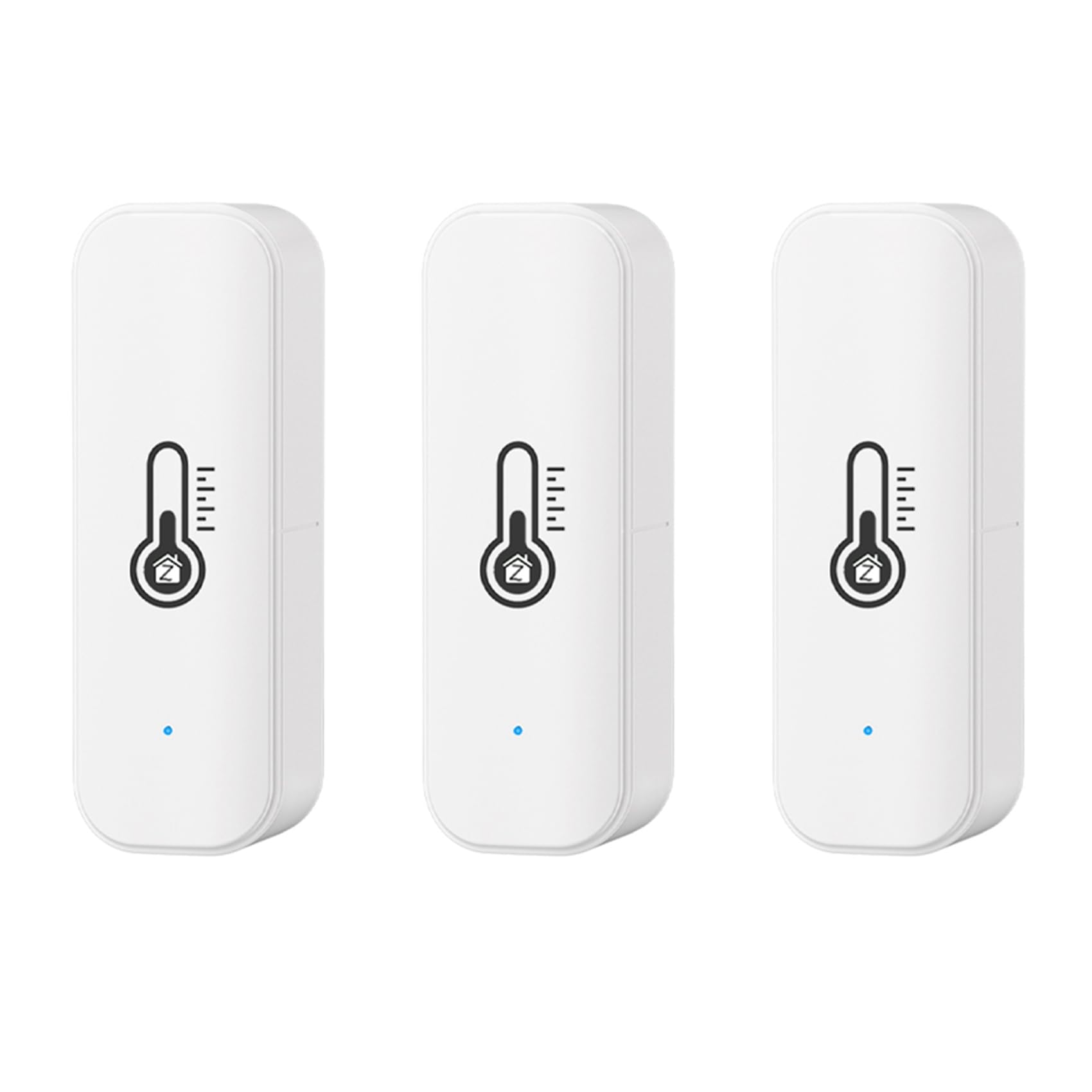 Jnchdghwa White 3X Tuya Zigbee Temperature Humidity Sensor Smart Home Temperature Sensors Works With Assistant Smart Life