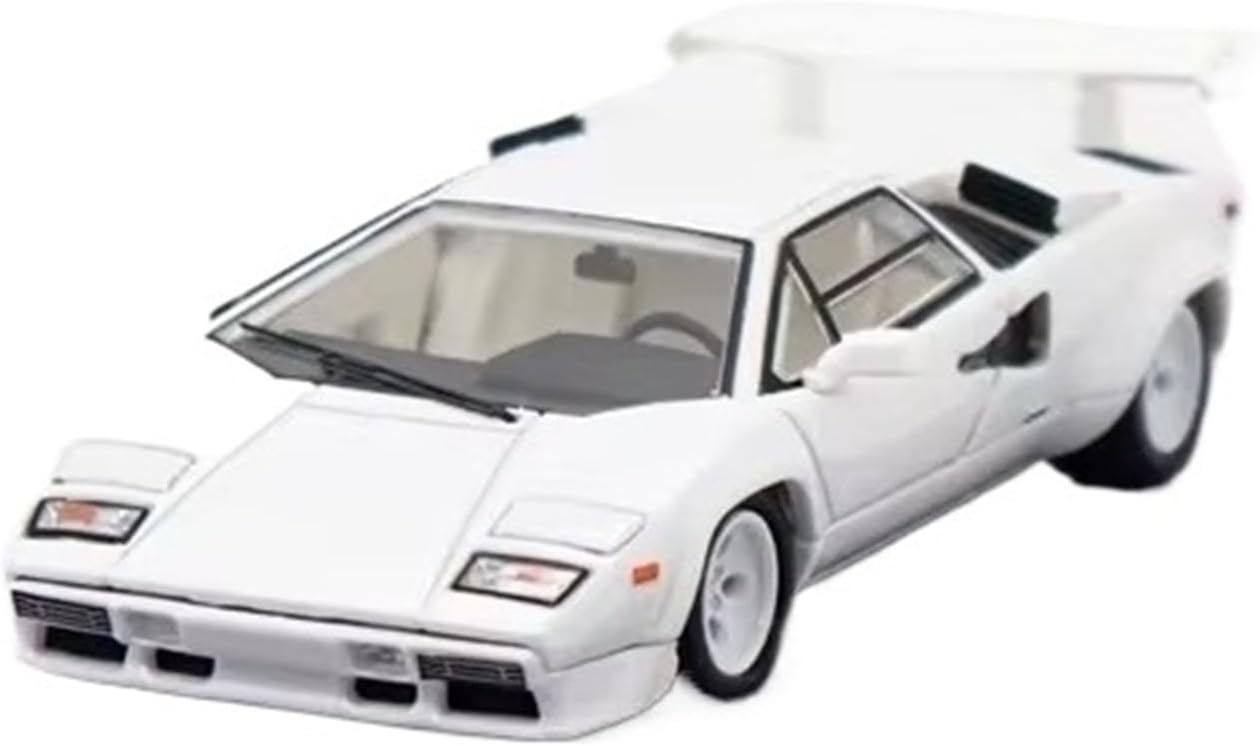 1/64 for Countach LP Diecast Model Car(White,No Box)