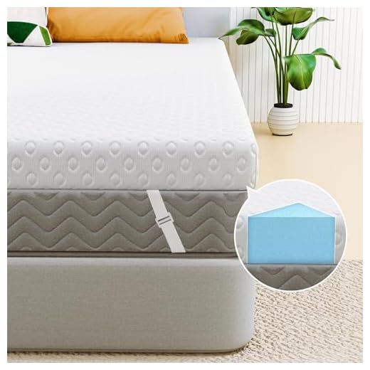 AprLeaf Mattress Topper 3 Inch Gel Memory Foam Mattress Topper Queen Size Bed, Mattress Pad with Removable Cover for Soft Comfort Cooling Sleep, Pressure Relief Breathable