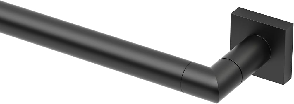 Gatco 5630MX Glam Too 24" L Towel Bar, Matte Black