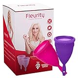 Kit Coletor Menstrual Tipo 2, Fleurity, Roxo/Rosa