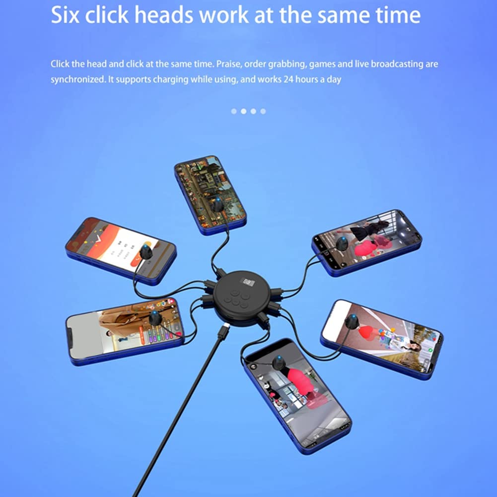 Handy-Bildschirm Auto-Clicker-GeräT Physische Simulation Fingerklick-Spiel Kontinuierliches Klicken für IOS Android-A