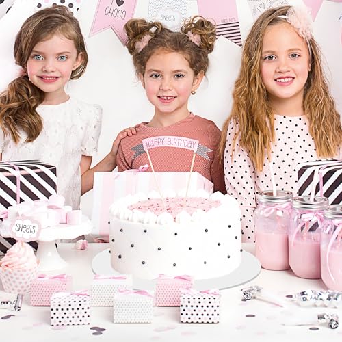 3PK Cake Boards,12 Inch Round Sturdy 1/3 Inch Thick Cake Drums,Disposable Cake Plates-White Food Grade Cardboard for displaying Cakes,Bread, Desserts,Cake Drums - Thumbnail 7