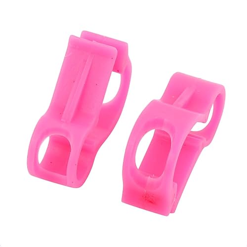 IIVVERR - 2 pinzas para tubería de combustible RC Nitro de 0.197 pulgadas de diámetro, color rosa para aviones RC (2 unidades RC Nitro 0.197 in de