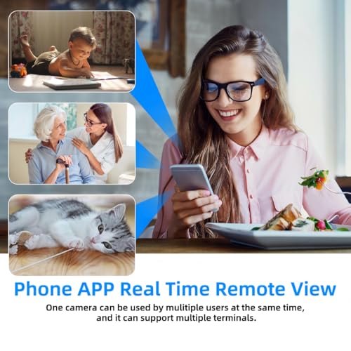 Lizvie DIY Handmade Smoke Detector Camera, 150°Wide Angle 5000mAh Ceiling-Mounted 1080P Night Vision/Motion Detection/2.4G WiFi/APP Remote Control/256G SD Support for Home Security. by LIZVIE - Image 8