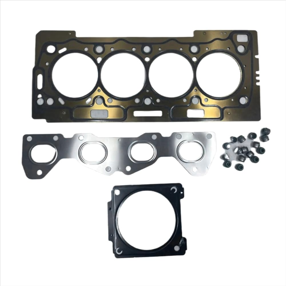 Juego de juntas de motor compatible con 307 206 NFU reemplazo de motor de METAL para junta de culata HOT 0197.P4 0209.1E