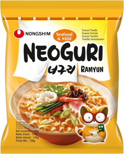 Nongshim Neoguri Instantnudeln Mild, 120g Koreanische Ramen