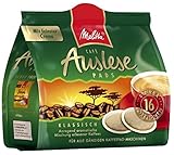 Melitta gemahlener Röstkaffee in Kaffeepads, 16 Pads, vollmundig und temperamentvoll, Stärke 3 bis 4, Auslese klassisch
