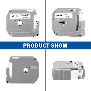 Amazon.com: 5-Pack Compatible with Brother P-Touch M Tape M-K 231