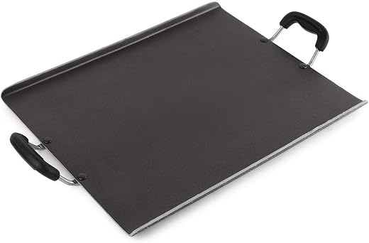 Cello Non Stick Square Patri Tawa Aluminium Hammertone | Sturdy handles &amp; Gas Stove Base Multi-Purpose Tava | Dosa,Roti,Ch...