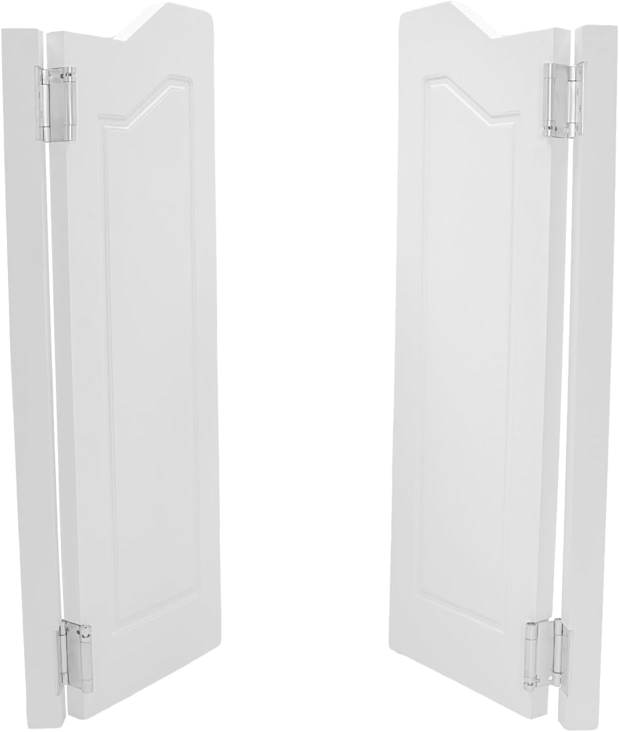 RocoReny Double Swinging Door, White Wood Cafe Door Swing Saloon Doors ...