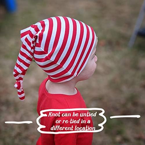 My Lello Baby Long Knotted Tail Cotton Beanie Hat - Image 2