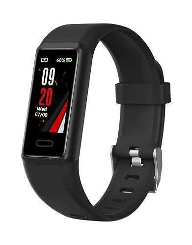 Fitness Tracker für Damen Herren Aktivitätstracker mit Herzfrequenz