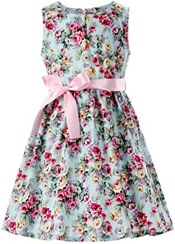 Kid Floral Cotton Girls Dresses Summer Girl Clothes