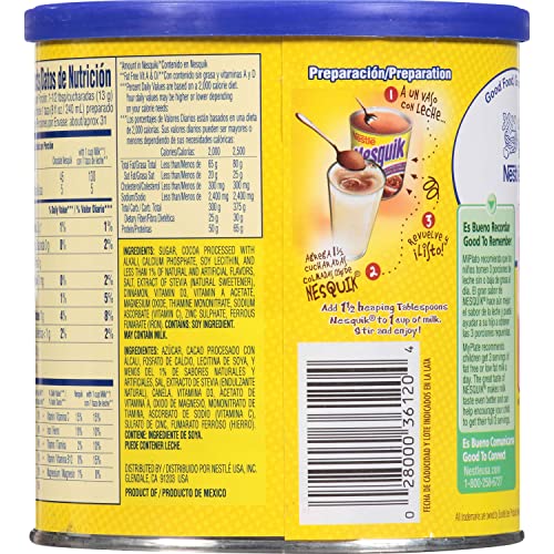 Nesquik Chocolate Flavored Powder 14.1 Oz Canister #TOP1