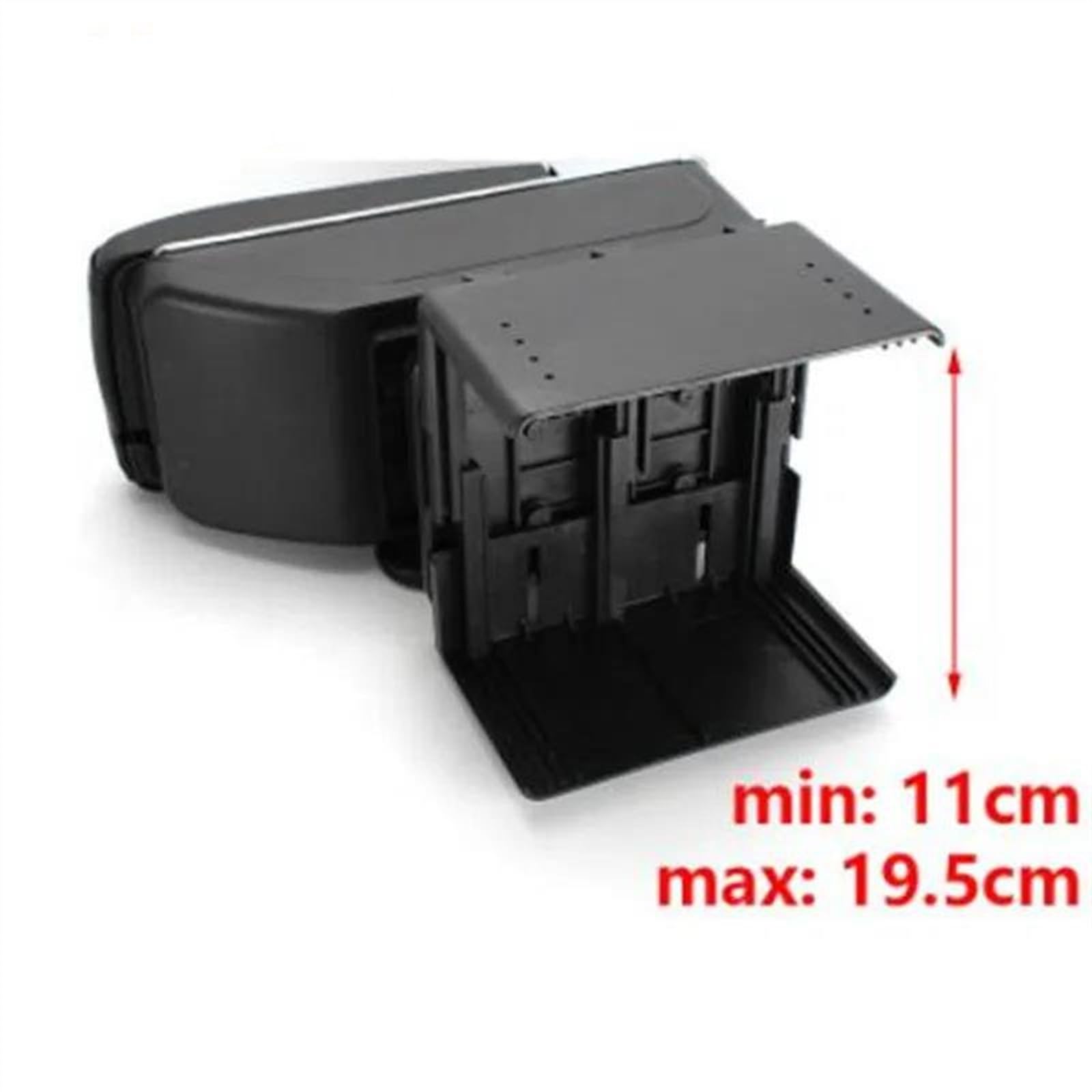 Scatola Bracciolo Con Supporto Multifunzionale Cuscino In PU Accessori Per La Modifica Degli Interni Dell'auto Per TT Coupé Consolle centrale(D black line 7USB)