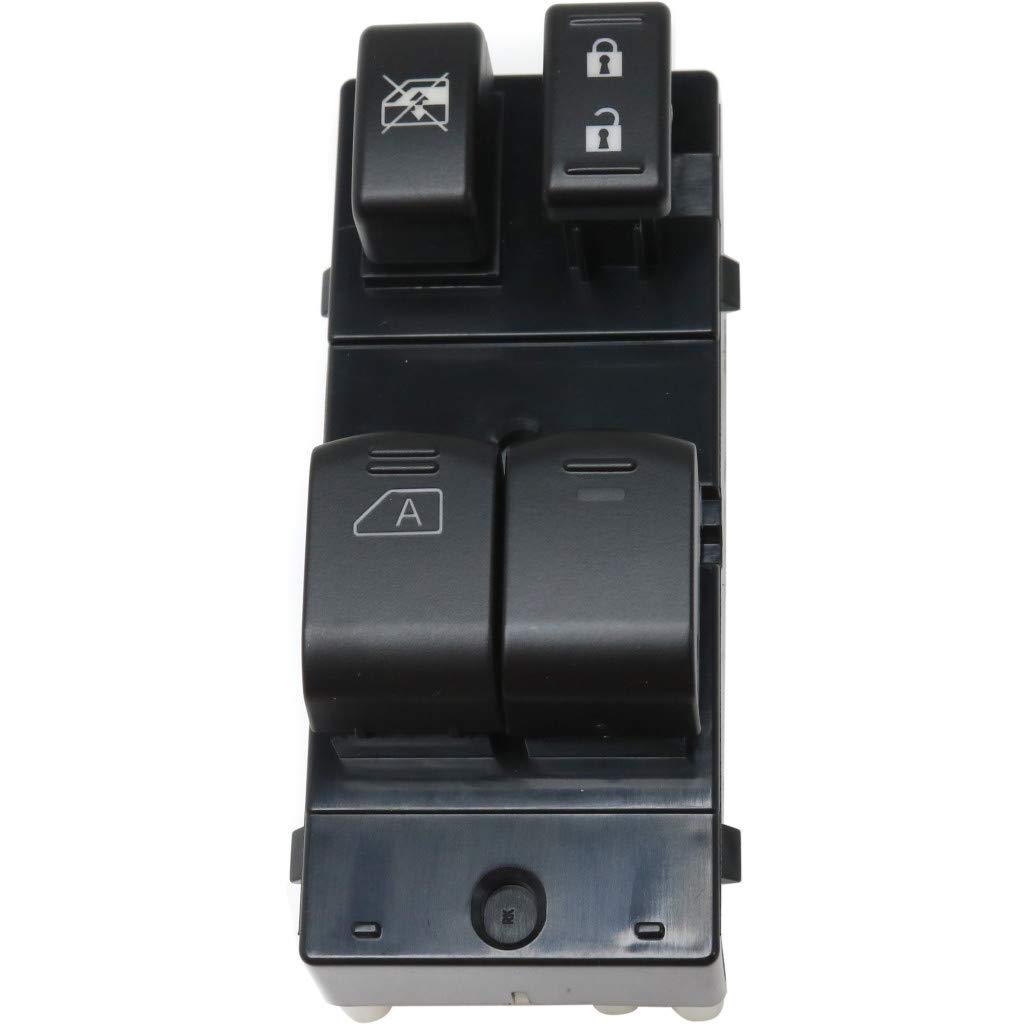 for Suzuki Equator Window Switch 2009 10 11 2012 Driver Side | Front | Black | 8 Blade Terminals