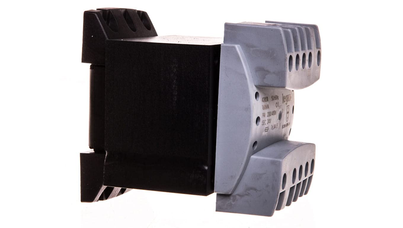 Legrand 042858 Transformator bezpieczeństwa, podstawowy 230V do 400V i wtórny 24V, 160VA