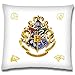 Cojín de Harry Potter, 40 x 40 cm, Gryffindor Hufflepuff Ravenclaw Slytherin Ron Hermine almohada de viaje, cojín decorativo, cojín de viaje, cojín de peluche para ropa de cama