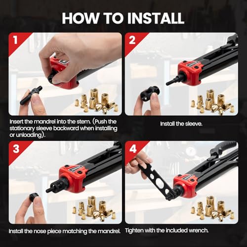 image for WOBANK Rivet Nut Tool, 16