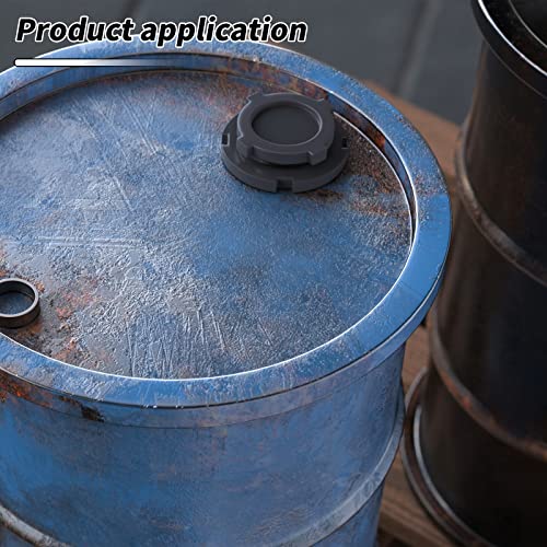 Taisher 1Pcs Black Pvc 3'' Bulkhead Tank Connector Adapter Fitting With Plugs & Gasket For Water Tank, Rain Barrels, Aquariums, Bathtubs And Sink #TOP4