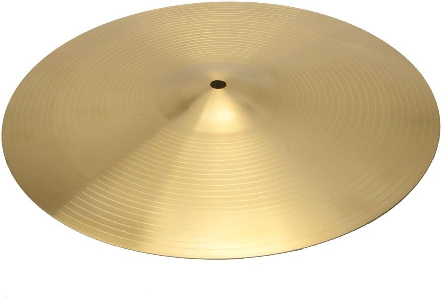 Ktaxon 16" Crash Cymbal 0.7MM Thickness, Ride Cymbal Professional Drum Cymbals Ideal for Music Enthusiasts and Drummers